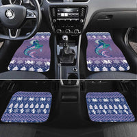 Carmarthenshire Wales Christmas Car Mats Heraldic Sea-Horse Celtic Design - Wonder Print Shop