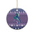 Carmarthenshire Wales Christmas Ceramic Ornament Heraldic Sea-Horse Celtic Design - Wonder Print Shop