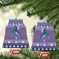 Carmarthenshire Wales Christmas Ceramic Ornament Heraldic Sea-Horse Celtic Design - Wonder Print Shop