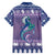 Carmarthenshire Wales Christmas Family Matching Long Sleeve Bodycon Dress and Hawaiian Shirt Heraldic Sea-Horse Celtic Design - Wonder Print Shop