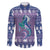 Carmarthenshire Wales Christmas Family Matching Off The Shoulder Long Sleeve Dress and Hawaiian Shirt Heraldic Sea-Horse Celtic Design - Wonder Print Shop