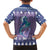 Carmarthenshire Wales Christmas Family Matching Short Sleeve Bodycon Dress and Hawaiian Shirt Heraldic Sea-Horse Celtic Design - Wonder Print Shop