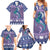 Carmarthenshire Wales Christmas Family Matching Summer Maxi Dress and Hawaiian Shirt Heraldic Sea-Horse Celtic Design - Wonder Print Shop