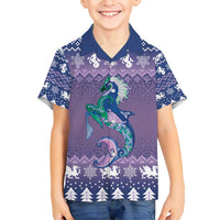 Carmarthenshire Wales Christmas Hawaiian Shirt Heraldic Sea-Horse Celtic Design - Wonder Print Shop