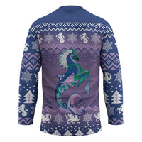 Carmarthenshire Wales Christmas Hockey Jersey Heraldic Sea-Horse Celtic Design - Wonder Print Shop