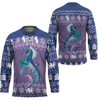 Carmarthenshire Wales Christmas Hockey Jersey Heraldic Sea-Horse Celtic Design - Wonder Print Shop