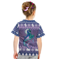 Carmarthenshire Wales Christmas Kid T Shirt Heraldic Sea-Horse Celtic Design - Wonder Print Shop