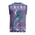 Carmarthenshire Wales Christmas Knitted V-Neck Vest Heraldic Sea-Horse Celtic Design - Wonder Print Shop