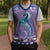 Carmarthenshire Wales Christmas Knitted V-Neck Vest Heraldic Sea-Horse Celtic Design - Wonder Print Shop
