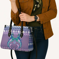 Carmarthenshire Wales Christmas Leather Bag Heraldic Sea-Horse Celtic Design - Wonder Print Shop