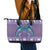 Carmarthenshire Wales Christmas Leather Tote Bag Heraldic Sea-Horse Celtic Design - Wonder Print Shop