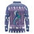 Carmarthenshire Wales Christmas Long Sleeve Polo Shirt Heraldic Sea-Horse Celtic Design - Wonder Print Shop