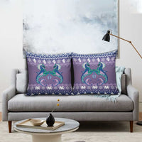 Carmarthenshire Wales Christmas Pillow Cover Heraldic Sea-Horse Celtic Design - Wonder Print Shop