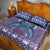 Carmarthenshire Wales Christmas Quilt Bed Set Heraldic Sea-Horse Celtic Design - Wonder Print Shop
