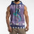 Carmarthenshire Wales Christmas Sleeveless Zip Hoodie Heraldic Sea-Horse Celtic Design - Wonder Print Shop