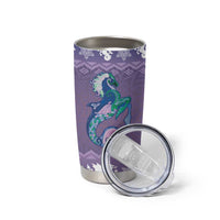 Carmarthenshire Wales Christmas Tumbler Cup Heraldic Sea-Horse Celtic Design - Wonder Print Shop