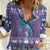 Carmarthenshire Wales Christmas Women Casual Shirt Heraldic Sea-Horse Celtic Design - Wonder Print Shop