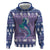 Carmarthenshire Wales Christmas Zip Hoodie Heraldic Sea-Horse Celtic Design - Wonder Print Shop