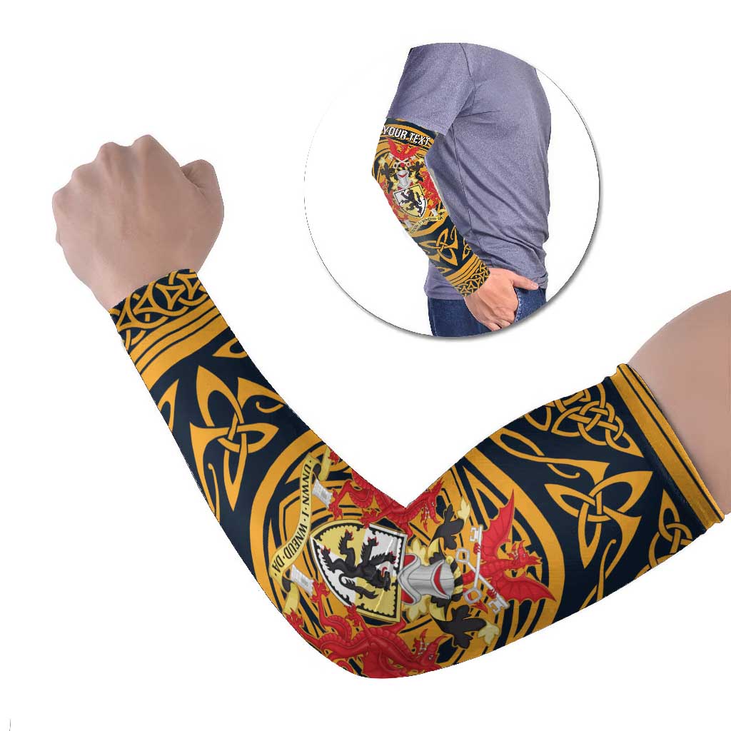 Personalized Denbighshire Wales Arm Sleeves Coat Of Arms Celtic Style - Wonder Print Shop