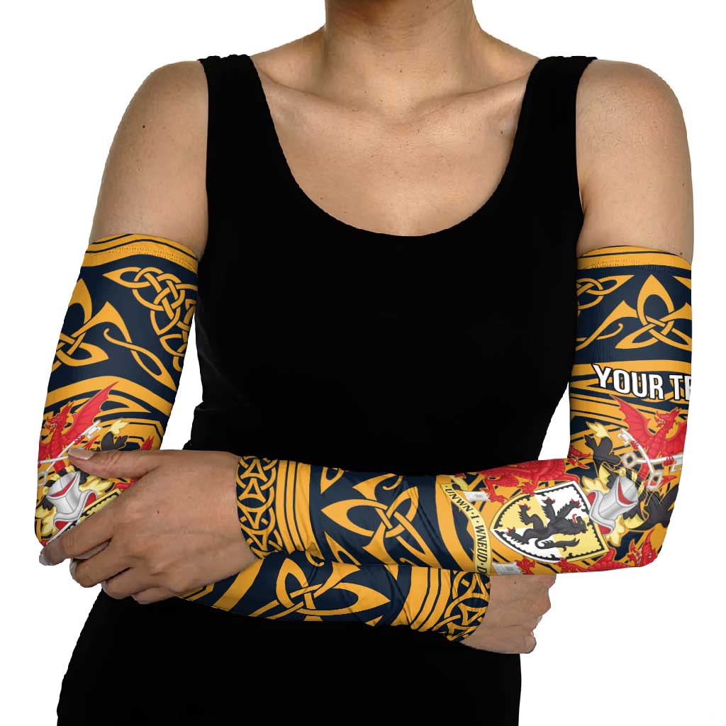 Personalized Denbighshire Wales Arm Sleeves Coat Of Arms Celtic Style - Wonder Print Shop