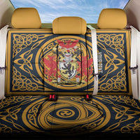 Personalized Denbighshire Wales Back Car Seat Cover Coat Of Arms Celtic Style - Wonder Print Shop