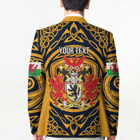 Personalized Denbighshire Wales Blazer Coat Of Arms Celtic Style - Wonder Print Shop
