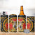 Personalized Denbighshire Wales 4 in 1 Can Cooler Tumbler Coat Of Arms Celtic Style - Wonder Print Shop
