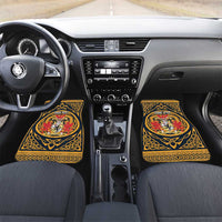 Personalized Denbighshire Wales Car Mats Coat Of Arms Celtic Style - Wonder Print Shop