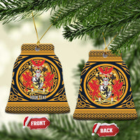 Personalized Denbighshire Wales Ceramic Ornament Coat Of Arms Celtic Style - Wonder Print Shop