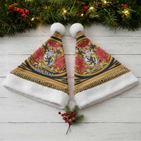 Personalized Denbighshire Wales Christmas Santa Hat Coat Of Arms Celtic Style - Wonder Print Shop