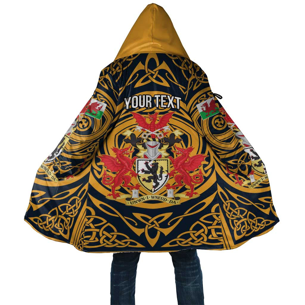 Personalized Denbighshire Wales Cloak Coat Of Arms Celtic Style - Wonder Print Shop