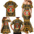 Personalized Denbighshire Wales Family Matching Mermaid Dress and Hawaiian Shirt Coat Of Arms Celtic Style - Wonder Print Shop