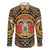 Personalized Denbighshire Wales Family Matching Off The Shoulder Long Sleeve Dress and Hawaiian Shirt Coat Of Arms Celtic Style - Wonder Print Shop