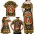 Personalized Denbighshire Wales Family Matching Off Shoulder Maxi Dress and Hawaiian Shirt Coat Of Arms Celtic Style - Wonder Print Shop