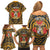 Personalized Denbighshire Wales Family Matching Off Shoulder Short Dress and Hawaiian Shirt Coat Of Arms Celtic Style - Wonder Print Shop