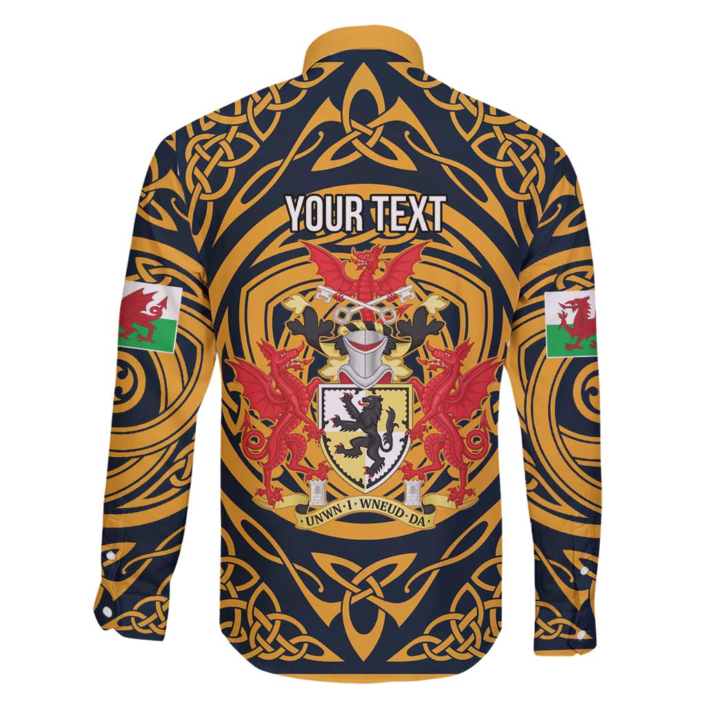 Personalized Denbighshire Wales Family Matching Puletasi and Hawaiian Shirt Coat Of Arms Celtic Style - Wonder Print Shop