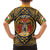 Personalized Denbighshire Wales Family Matching Short Sleeve Bodycon Dress and Hawaiian Shirt Coat Of Arms Celtic Style - Wonder Print Shop