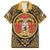 Personalized Denbighshire Wales Family Matching Summer Maxi Dress and Hawaiian Shirt Coat Of Arms Celtic Style - Wonder Print Shop