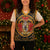 Personalized Denbighshire Wales Christmas Knitted V-Neck Vest Coat Of Arms Celtic Style - Wonder Print Shop