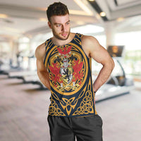 Personalized Denbighshire Wales Men Tank Top Coat Of Arms Celtic Style - Wonder Print Shop