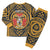 Personalized Denbighshire Wales Christmas Pajama Set Coat Of Arms Celtic Style - Wonder Print Shop