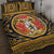 Personalized Denbighshire Wales Quilt Bed Set Coat Of Arms Celtic Style - Wonder Print Shop