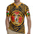Personalized Denbighshire Wales Rugby Jersey Coat Of Arms Celtic Style - Wonder Print Shop
