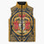 Personalized Denbighshire Wales Sleeveless Puffer Jacket Coat Of Arms Celtic Style - Wonder Print Shop