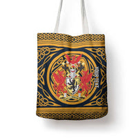 Personalized Denbighshire Wales Tote Bag Coat Of Arms Celtic Style - Wonder Print Shop