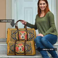 Personalized Denbighshire Wales Travel Bag Coat Of Arms Celtic Style - Wonder Print Shop