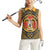 Personalized Denbighshire Wales Women Sleeveless Polo Shirt Coat Of Arms Celtic Style - Wonder Print Shop
