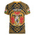 Personalized Denbighshire Wales Women V-Neck T-Shirt Coat Of Arms Celtic Style - Wonder Print Shop
