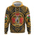 Personalized Denbighshire Wales Zip Hoodie Coat Of Arms Celtic Style - Wonder Print Shop
