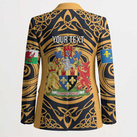 Personalized Monmouthshire Wales Blazer Coat Of Arms Celtic Style - Wonder Print Shop